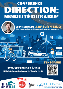 Conférence mobilité durable IUT Colmar